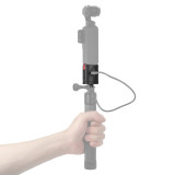 Compatible with Pocket 3 Battery Handle, 5000mAh Portable Power Handle with 1/4 Positioning Holes, Charging and Using Two-Way, Fast Charging, Power Display
