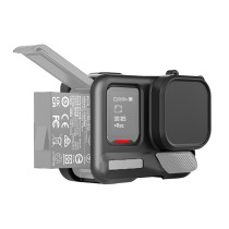 Aluminum/Silicone Camera Case Cage with Cold Shoe, Camera Protective Frame Housing Case Compatible with Ace Pro2 for Video Light Microphone