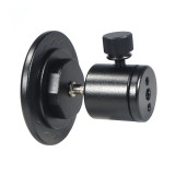Mini Ball Head with 1/4'' Screw, 180° Rotation Tripod Mount Adapter Base, Magnetic Head Monitor Stand for DSLR Camera LED Light Bracket