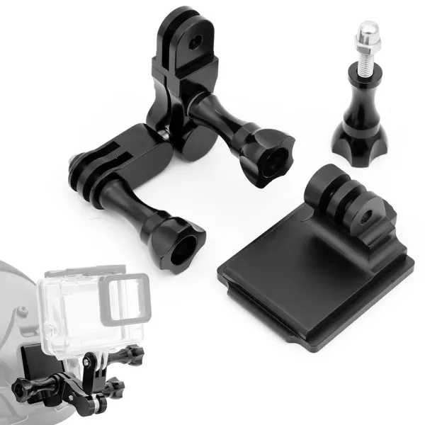 Helmet Camera Mount, Helmet Quick Release Adapter Mount Base Compatible with Hero 13 All Series, Motorcycle Helmet Mount Bracket
