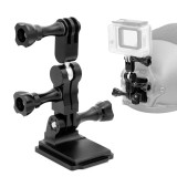 Helmet Camera Mount, Helmet Quick Release Adapter Mount Base Compatible with Hero 13 All Series, Motorcycle Helmet Mount Bracket
