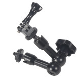 Camera Suction Cup Mount with Ball Head Magic Arm, Quick Release Car Mount Bracket on Windshield Dash for OSMO 360 Camera/Action Camera/Phone Holder