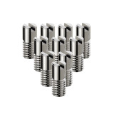 Slotted Camera Screw Kit, Stainless Steel 1/4''-20 & 3/8''-16 Quick Release Screw, M3*4mm Arri Location Pins for SLR Camera Cage Tripod Quick Release Plate