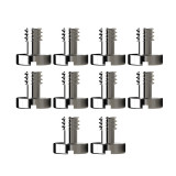 Slotted Camera Screw Kit, Stainless Steel 1/4''-20 & 3/8''-16 Quick Release Screw, M3*4mm Arri Location Pins for SLR Camera Cage Tripod Quick Release Plate