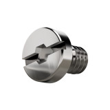 Slotted Camera Screw Kit, Stainless Steel 1/4''-20 & 3/8''-16 Quick Release Screw, M3*4mm Arri Location Pins for SLR Camera Cage Tripod Quick Release Plate