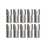 Slotted Camera Screw Kit, Stainless Steel 1/4''-20 & 3/8''-16 Quick Release Screw, M3*4mm Arri Location Pins for SLR Camera Cage Tripod Quick Release Plate