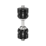 Magic Arm with Dual Ball Head, 360° Swivelling Articulating Magic Arm w  1/4  Screws & Holes, Aluminum Alloy Camera Mount Extension Arm