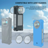 Silicone Protective Case for X5, Action Camera Protector Dustproof Anti-scratch Cover, Quick Release Frame Accessories