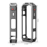 Metal Protective Case for X5, Magnetic Quick Release Camera Cage w Cold Shoe and 1/4  Threads, Anti-scratch Protector Cover, Camera Housing Frame