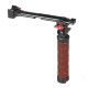 Adjustable Sling Handgrip for RS2/RS3, Foldable Gimbal Sling Handle w Cold Shoe, 1/4'' & 3/8'' Screw Hole, Camera Gimbal Stabilizer Grip
