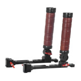 Dual Sling Handgrip for RS2/RS3, Camera Gimbal Stabilizer Grip, 180° Adjustable Sling Handle Grip w 1/4'' & 3/8'' Screw Hole, Cold Shoe