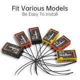 HelloRadio HR7E ELRS PWM Receiver 2.4G Fixed Wing Aircraft Model Ship Model Universal Receiver