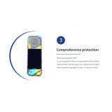 Camera Anti-Scratch Protective Sticker for InsX5/Osmo 360, Invisible Air Guide Technology, Full Wrap Protection Color Change Fashion Film Accessory