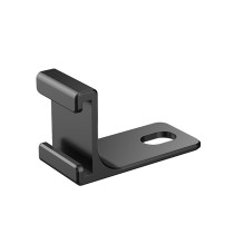 Cold Shoe Mount Adapter with 1/4 Screw Port, Aluminum Camera Cold Shoe Extension Bracket, Cold Shoe Plate for Microphone, LED Video Light, Monitor