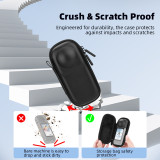 Portable Carrying Case for X4 Camera with Carabiner Clip, Anti-shock Mini Storage Bag, Travel Hard Shell Protective Carry Case