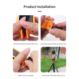 Camera Cage Protective Case for InsX5, Multifunctional Expansion Frame Adapter Mount, Protective Housing Shell Action Camera Accessories