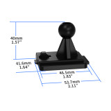 Helmet Quick Release Buckle Adapter Mount Compatible with Hero 13/12, Action 5/4, GO 3S/3, Ace Pro 2/1 Camera Fix Mount Convertor Holder