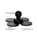Flexible Adhesive Mount Holder, Motorcycle Helmet Camera Mount Compatible with For Hero 13/12, Action 5/4 | GO 3S/GO 3 | ACE Pro 2/1 Accessories for Any Flat Curved Surface