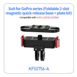 Flexible Adhesive Mount Holder, Motorcycle Helmet Camera Mount Compatible with For Hero 13/12, Action 5/4 | GO 3S/GO 3 | ACE Pro 2/1 Accessories for Any Flat Curved Surface