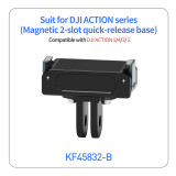 Flexible Adhesive Mount Holder, Motorcycle Helmet Camera Mount Compatible with For Hero 13/12, Action 5/4 | GO 3S/GO 3 | ACE Pro 2/1 Accessories for Any Flat Curved Surface