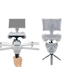 Handheld Mount Bracket and Tripod Support Compatible with Ma-vic 4Pro - Convert to Handheld Gimbal, Sponge Padded Design, 1/4 Screw Adapter with Mini Tripod