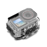 Camera Waterproof Case with Handle Screw + Anti-fog Film, Magnetic Quick Release Underwater Diving Protective Housing Shell for Action 5Pro/4/3