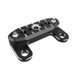 Camera Top Plate for FX3/FX30, Extension Mount Plate, Quick Release Structure with NATO Slide, 1/4  & 3/8  Threaded Holes DSLR Camera Accessory