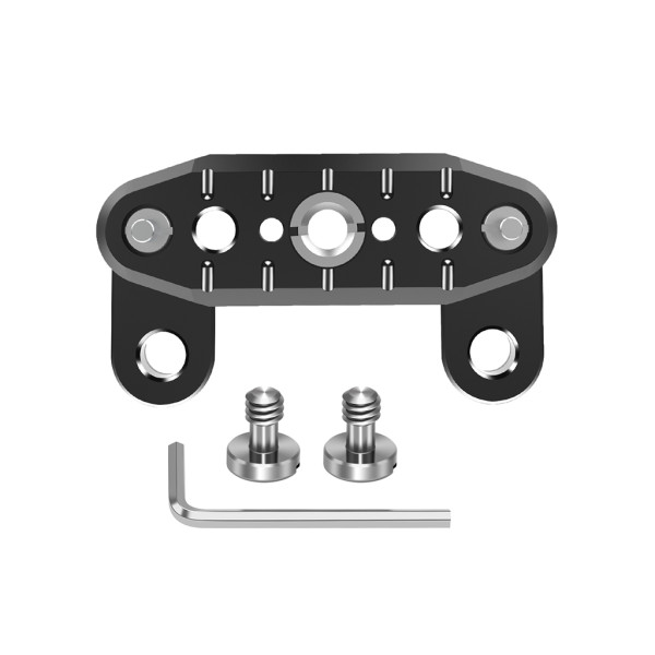 Camera Top Plate for FX3/FX30, Extension Mount Plate, Quick Release Structure with NATO Slide, 1/4  & 3/8  Threaded Holes DSLR Camera Accessory
