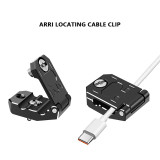 Camera Cable Clamp, Aluminum Alloy Cable Block Clip with 1/4  ARRI Locating Screw, USB Cable Lock Clip Protector for All DSLR Cameras Cable