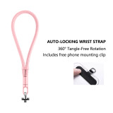 Camera Wrist Strap, Quick Release Braided Camera Hand Strap with 1/4  Screw, 360° Tangle-free Rotation, Adjustable Safety Strap, Phone Lanyard