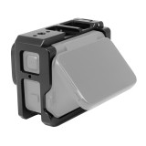 Camera Cage Protective Case for Ins Ace Pro/Ace Pro2, Metal Protection Frame with Magnetic Quick Release Base & Cold Shoe, 1/4'' Screw Hole