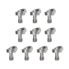 1/4'' Thread D-Ring Stainless Steel Tripod Screw, Quick Release Fixing Camera Screws for Tripod, Quick Release Plate Mounting Screw Adapter