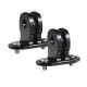 Aluminum Camera Mount, Camera Tripod Mount Adapter, Camera Cage Dual Card Slot Holder Bracket Base