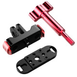 Magnetic Quick Release Adapter Mount with Elastic Buckle, Aluminum Tripod Mount Adapter Base for Hero 13/MAX2 Camera Accessories, Selfie Sticks