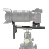 18cm Telephoto Lens Support Quick Release Plate, Long-Focus Holder Bracket Stand for Tripod Ball Head DSLR Camera Compatible with A-rca Y-ajia Tripod