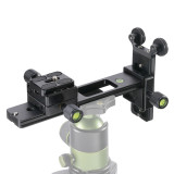 18cm Telephoto Lens Support Quick Release Plate, Long-Focus Holder Bracket Stand for Tripod Ball Head DSLR Camera Compatible with A-rca Y-ajia Tripod