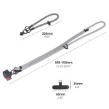 Camera Hand Strap Wrist Strap for Pocket 4, Adjustable Phone Anti-Lost Lanyard Neck Shoulder Strap with 1/4 Screw & Magnetic Base Sports Camera Accessories