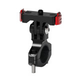 Camera Magnetic Base, 180° Adjustable Aluminum Quick Release Mount Adapter, Bike Handlebar Mount Compatible with  OSMO 360/Action 5pro/4/3/2 Most Bicycles Motorcycles