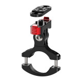 Camera Magnetic Base, 180° Adjustable Aluminum Quick Release Mount Adapter, Bike Handlebar Mount Compatible with  OSMO 360/Action 5pro/4/3/2 Most Bicycles Motorcycles