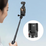 For Pocket 3 Metal Protective Frame for DJI Osmo Pocket 3/Pocket 4 Camera Expansion Handle Cover Bracket Quick Release Cold Shoe Adapter