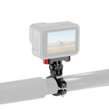 Camera Magnetic Base, 180° Adjustable Aluminum Quick Release Mount Adapter, Bike Handlebar Mount Compatible with  OSMO 360/Action 5pro/4/3/2 Most Bicycles Motorcycles