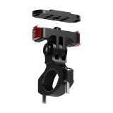 Camera Magnetic Base, 180° Adjustable Aluminum Quick Release Mount Adapter, Bike Handlebar Mount Compatible with  OSMO 360/Action 5pro/4/3/2 Most Bicycles Motorcycles