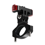 Camera Magnetic Base, 180° Adjustable Aluminum Quick Release Mount Adapter, Bike Handlebar Mount Compatible with  OSMO 360/Action 5pro/4/3/2 Most Bicycles Motorcycles