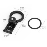 2 in 1 Double-sided Magnetic Phone Holder & Selfie Stick, Aluminum Foldable Cell Phone Stand Desktop Mount Bracket for Mate80/P90/Phone 17/16/15/14 Series