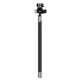 Selfie Stick Carbon Fiber Extension Pole 1/4  Screw Extended Rod for OS-MO 360/Gopro 13 12 Insta360 X4 Go 2 Action Camera FOV Mount