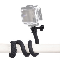 Flexible Camera Mount with 1/4 -20 Threaded, 360° Rotation Gooseneck Selfie Stick Bracket, Tube Arm Extension Holder for Hero13, InsX5, Tripod, Video Light