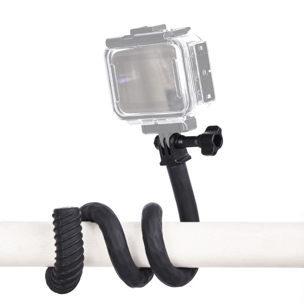 Flexible Camera Mount with 1/4 -20 Threaded, 360° Rotation Gooseneck Selfie Stick Bracket, Tube Arm Extension Holder for Hero13, InsX5, Tripod, Video Light