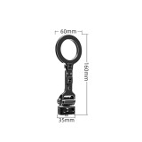 Magnetic Phone Holder, Aluminum 360° Rotation Cell Phone Mount Stand Tripod Mount Adapter SLR Camera Cage Accessories