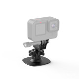 Helmet Adhesive Mount, 360° Rotation Flexible Ball Head Motorcycle Mount Base, Sticky Mounts for Hero/Ins Sports Camera Vlogging Accessories 