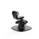 Helmet Adhesive Mount, 360° Rotation Flexible Ball Head Motorcycle Mount Base, Sticky Mounts for Hero/Ins Sports Camera Vlogging Accessories 